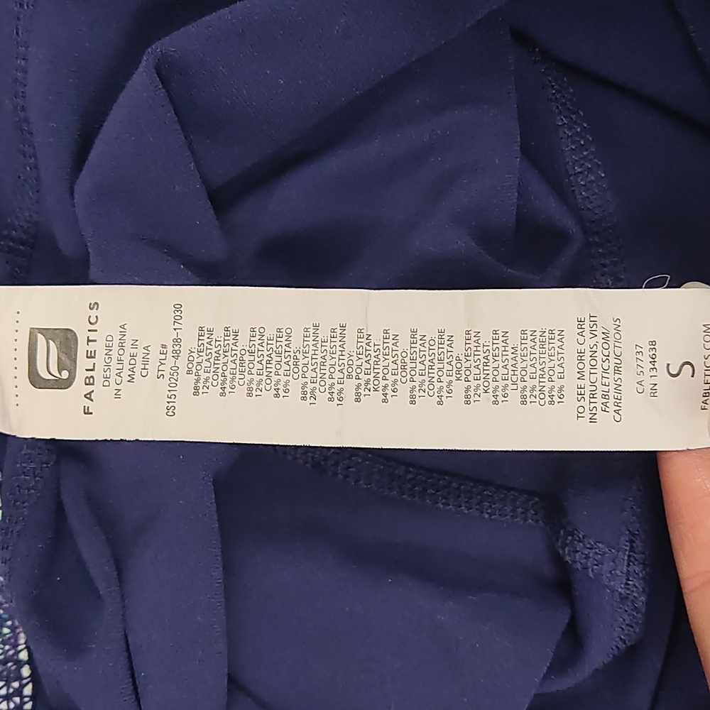 Fabletics Rio Run Crop Leggings - Picture 3 of 10